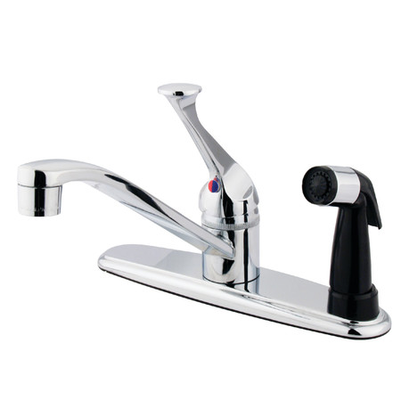 Kingston Brass Chatham Centerset Kitchen Faucet, Chrome KB573